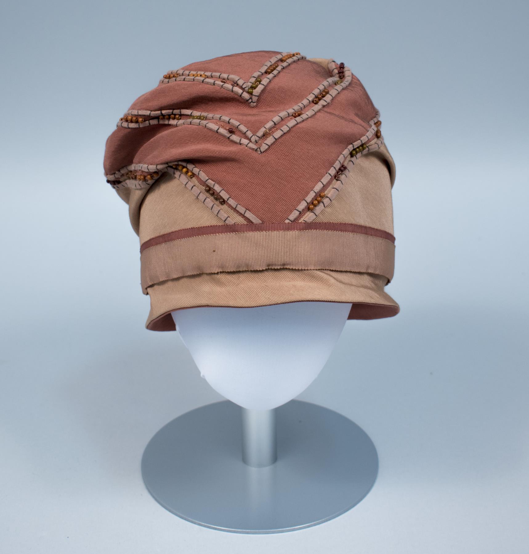 Image of Rose pink cloche sold at MacDougall & Southwick in Seattle, 1920s